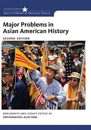 Major problems in Asian American history documents and essays