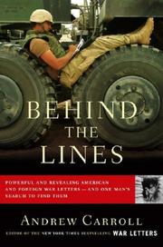 Behind the lines powerful and revealing American and foreign war letters--and one man's search to find them