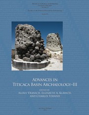 Advances in Titicaca basin archaeology-III