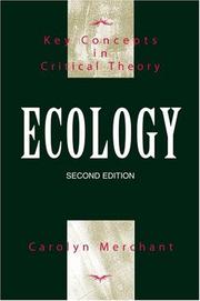 Key concepts in critical theory ecology