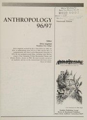 Annual editions anthropology 96/97