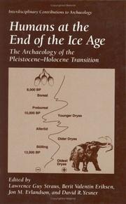 Humans at the end of the Ice Age the archaeology of the Pleistocene-Holocene transition