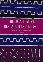 The qualitative research experience