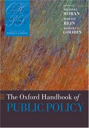 The Oxford handbook of public policy