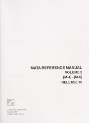 Mata reference manual release 10.
