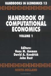 Handbook of computational economics