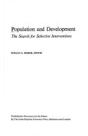 Population and development the search for selective interventions