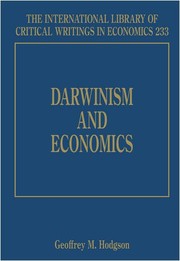 Darwinism and economics