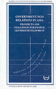 Government-NGO relations in Asia prospects and challenges for people-centred development
