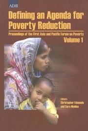 Defining an agenda for poverty reduction proceedings of the first Asia and Pacific forum on poverty