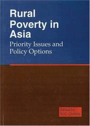 Rural poverty in Asia priority issues and policy options