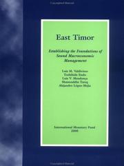 East Timor establishing the foundations of sound macroeconomic management
