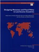 Designing monetary and fiscal policy in low-income countries