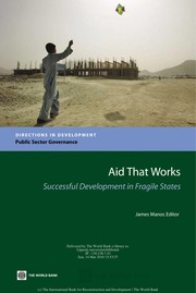 Aid that works successful development in fragile states