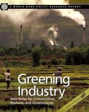 Greening industry new role for communities, markets, and government.