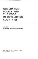 Government policy and the poor in developing countries