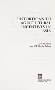 Distortions to agricultural incentives in Asia