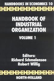 Handbook of industrial organization