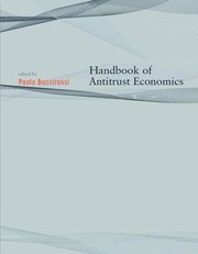Handbook of antitrust economics
