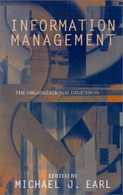 Information management the organizational dimension