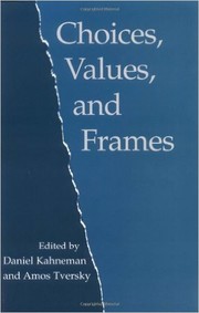 Choices, values, and frames