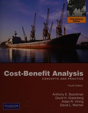 Cost-benefit analysis concepts and practice