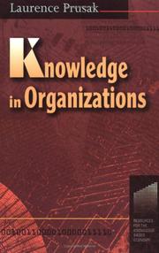 Knowledge in organizations