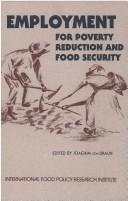 Employment for poverty reduction and food security