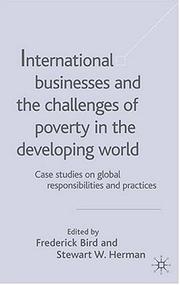 International businesses and the challenges of poverty in the developing world