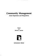 Community management Asian experience and perspectives