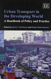 Urban transport in the developing world a handbook of policy and practice
