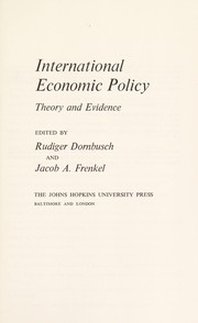 International economic policy theory and evidence