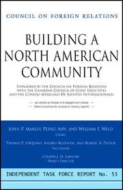 Building a North American community report of an independent task force