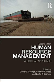 Human resource management a critical approach