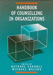 Handbook of counselling in organizations