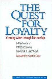 The Quest for loyalty creating value through partnership