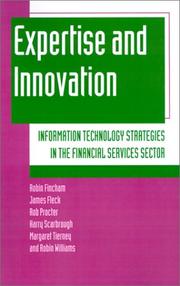 Expertise and innovation information technology strategies in the financial services sector