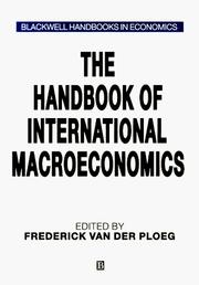 The handbook of international macroeconomics