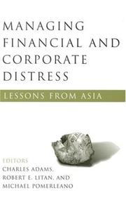 Managing financial and corporate distress lessons from Asia