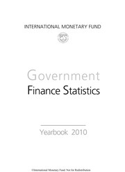 Government finance statistics yearbook 2010