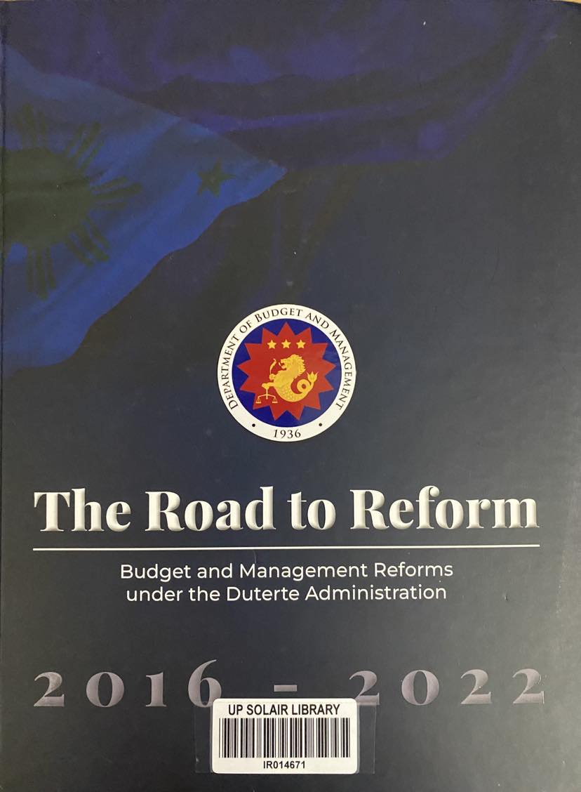 The road to reform budget and management reforms under the Duterte administration 2016-2022