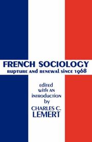 French sociology rupture and renewal since 1968
