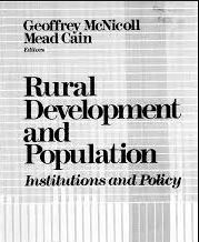 Rural development and population institutions and policy