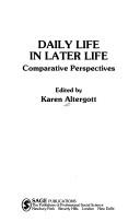 Daily life in later life comparative perspectives
