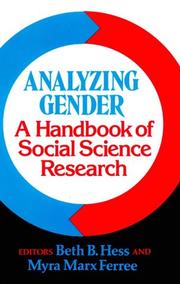 Analyzing gender a handbook of social science research