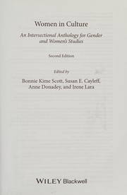Women in culture an intersectional anthology for gender and women's studies