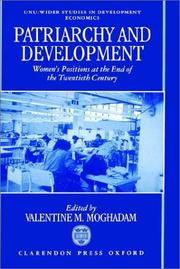 Patriarchy and economic development women's positions at the end of the twentieth century