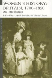 Women's history Britain, 1700-1850 : an introduction