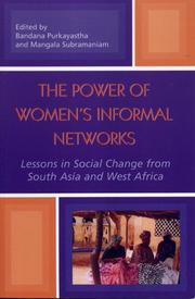 The Power of women's informal networks lessons in social change from South Asia and West Africa