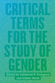 Critical terms for the study of gender
